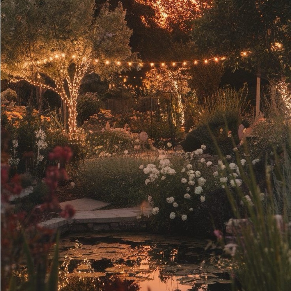Outdoor Solar Powered String Lights